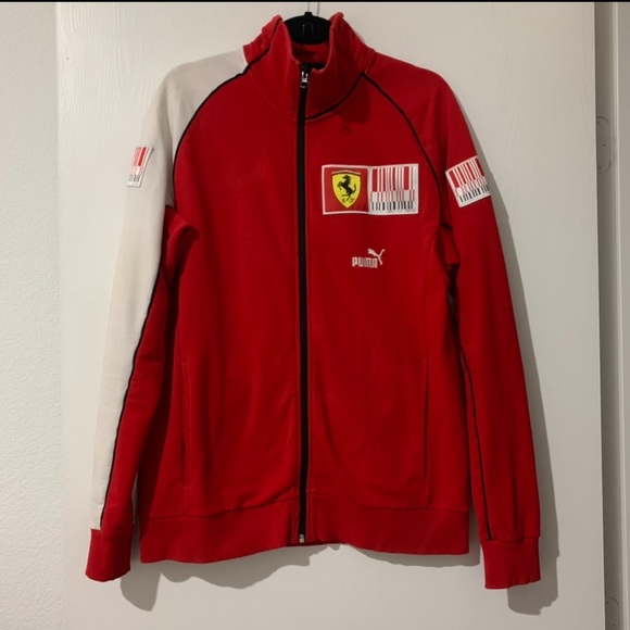 puma red jacket ferrari